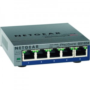 Огляд Комутатор мережевий Netgear GS105E (GS105E-200PES): характеристики, відгуки, ціни.