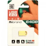 Огляд USB флеш накопичувач Mibrand 64GB lynx Gold USB 2.0 (MI2.0/LY64M2G): характеристики, відгуки, ціни.