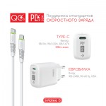 Огляд Зарядний пристрій Intaleo TCGQPD120T (1283126509988): характеристики, відгуки, ціни.