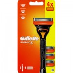 Огляд Бритва Gillette Fusion5 з 4 змінними картриджами (7702018556274/7702018610266): характеристики, відгуки, ціни.