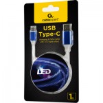 Огляд Дата кабель USB 2.0 AM to Type-C 1.0m 2A Cablexpert (CC-USB-CMLED-1M): характеристики, відгуки, ціни.