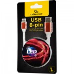 Огляд Дата кабель USB 2.0 AM to Lightning 1.0m 2A Cablexpert (CC-USB-8PLED-1M): характеристики, відгуки, ціни.