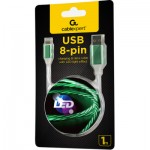 Огляд Дата кабель USB 2.0 AM to Lightning 1.0m 2A Cablexpert (CC-USB-8PLED-1M): характеристики, відгуки, ціни.