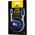 Огляд Дата кабель USB 2.0 AM to Lightning 1.0m 2A Cablexpert (CC-USB-8PLED-1M): характеристики, відгуки, ціни.