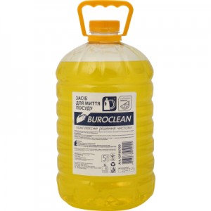 Засіб для ручного миття посуду Buroclean ECO лимон 5 л (4823078912244)