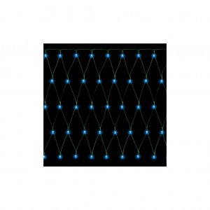 Огляд Гірлянда Jumi Сітка 100 LED, 1x1 м, блакитний (5900410537583): характеристики, відгуки, ціни.