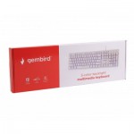 Огляд Клавіатура Gembird KB-UML3-01-W-UA USB White (KB-UML3-01-W-UA): характеристики, відгуки, ціни.