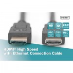 Огляд Кабель мультимедійний HDMI to HDMI 1.0m UHD 4K Digitus (AK-330107-010-S): характеристики, відгуки, ціни.