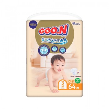 Підгузок GOO.N Premium Soft 7-12 кг розмір М на липучках 64 шт (863224)