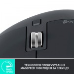 Огляд Мишка Logitech MX Master 3S Performance Wireless Mouse Bluetooth Graphite (910-006559): характеристики, відгуки, ціни.