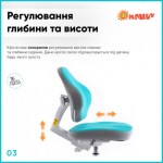 Огляд Дитяче крісло ErgoKids Mio Classic Y-405 Blue (Y-405 KBL): характеристики, відгуки, ціни.