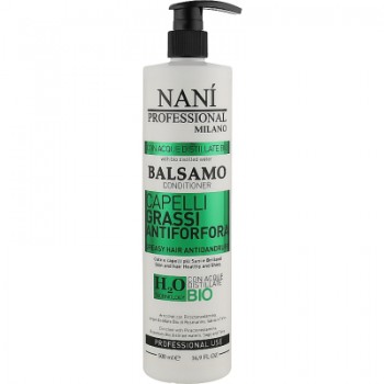 Кондиціонер для волосся Nani Professional Milano Antidandruff для схильного до жирності й лупи волосся 500 мл (8034055534144)