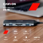 Огляд Концентратор Canyon 8-in-1 USB-C (CNS-TDS15): характеристики, відгуки, ціни.