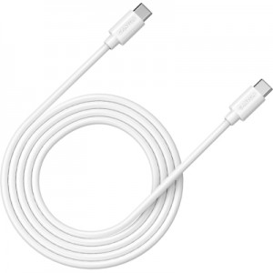 Огляд Дата кабель USB-C to USB-C 2.0m 100W 20V/ 5A white Canyon (CNS-USBC12W): характеристики, відгуки, ціни.