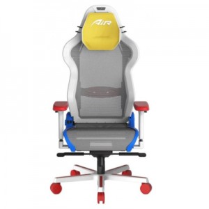 Огляд Крісло ігрове DXRacer Air PRO White-blue-red-yellow (AIR-R1S-WRB.G-B3-NVF): характеристики, відгуки, ціни.