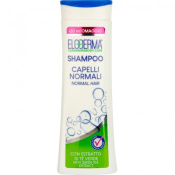 Шампунь Eloderma для нормального волосся з екстрактом зеленого чаю 300 мл (8059602240767)