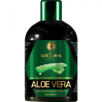 Шампунь Dalas Aloe Vera з гіалуроновою кислотою, натуральним соком алое й олією чайного дерева 1000 г (4260637729200)