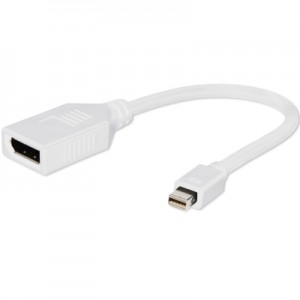 Перехідник mini DisplayPort to DisplayPort Cablexpert (A-mDPM-DPF-001-W)