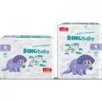 Огляд Підгузки Dino Baby Розмір 6 (16+ кг) 32 шт (4823098413240): характеристики, відгуки, ціни.