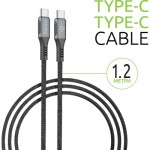Огляд Дата кабель Type-C to Type-C 2.0m CBGPD60WTT2 60W grey Intaleo (1283126518102): характеристики, відгуки, ціни.