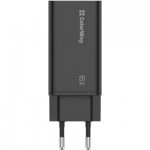 Огляд Зарядний пристрій ColorWay GaN3 Pro Power Delivery (USB-A + 2 USB TYPE-C) (65W) (CW-CHS039PD-BK): характеристики, відгуки, ціни.