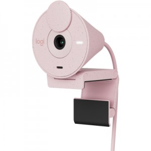 Огляд Веб-камера Logitech Brio 300 FHD Rose (960-001448): характеристики, відгуки, ціни.