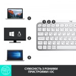 Огляд Клавіатура Logitech MX Keys Mini Wireless Illuminated UA Pale Grey (920-010499): характеристики, відгуки, ціни.