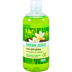Огляд Гель для душу Fresh Juice Lemongrass & Vanilla 500 мл (4823015933813): характеристики, відгуки, ціни.