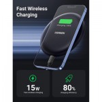 Огляд Зарядний пристрій Ugreen CD186 Wireless Charging Pad (15 W) black (80537): характеристики, відгуки, ціни.