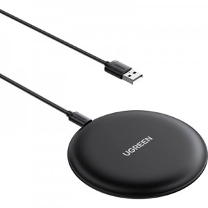 Огляд Зарядний пристрій Ugreen CD186 Wireless Charging Pad (15 W) black (80537): характеристики, відгуки, ціни.