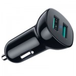 Огляд Зарядний пристрій Choetech car 2хUSB-A 36W QC black (C0051-BK): характеристики, відгуки, ціни.