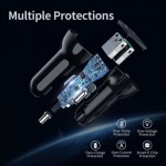 Огляд Зарядний пристрій Choetech car 2хUSB-A 36W QC black (C0051-BK): характеристики, відгуки, ціни.