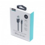 Огляд Дата кабель USB 2.0 AM to Lightning 1.8m 2.1A MFI Black Choetech (IP0027-BK): характеристики, відгуки, ціни.