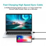 Огляд Дата кабель USB 2.0 AM to Lightning 1.8m 2.1A MFI Black Choetech (IP0027-BK): характеристики, відгуки, ціни.