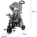 Огляд Дитячий велосипед Kinderkraft Jazz Grey (KKRJAZZGRY0000) (5902533915002): характеристики, відгуки, ціни.