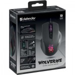 Огляд Мишка Defender Wolverine GM-700L RGB USB Black (52700): характеристики, відгуки, ціни.