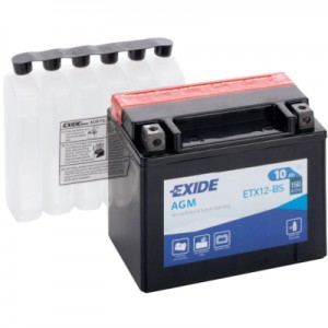 Огляд Акумулятор автомобільний EXIDE AGM 10Ah (+/-) (150EN) (ETX12-BS): характеристики, відгуки, ціни.