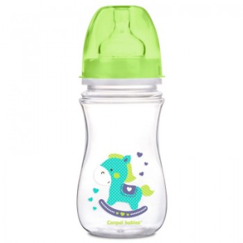 Пляшечка для годування Canpol babies Easystart Кольорові звірята 240 мл Бірюзова (35/206)