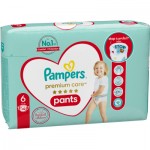 Огляд Підгузки Pampers Premium Care Pants Розмір 6 (15+ кг) 42 шт (8001841325545): характеристики, відгуки, ціни.