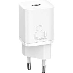 Огляд Зарядний пристрій Baseus Super Si Quick Charger 1C White (CCSP020102): характеристики, відгуки, ціни.