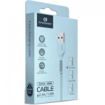 Огляд Дата кабель USB 2.0 AM to Lightning 1.0m AR88 2.4A blue Armorstandart (ARM60011): характеристики, відгуки, ціни.