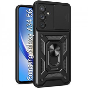 Чохол до мобільного телефона BeCover Military Samsung Galaxy A34 5G SM-A346 Black (709137)