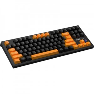 Клавіатура Aula F3032 Keycaps plus 21 Dark Yellow Keys KRGD Brown USB UA Black (6948391201740)
