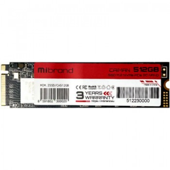 Накопичувач SSD M.2 2280 512GB Mibrand (MIM.2SSD/CA512GB)