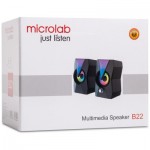 Огляд Акустична система Microlab B-22 USB Black (B-22): характеристики, відгуки, ціни.
