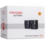 Огляд Акустична система Microlab B-23 USB Wooden (B-23): характеристики, відгуки, ціни.