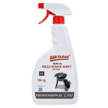 Спрей для чищення кухні San Clean Prof Line Extra для видалення жиру 750 г (4820003544617)