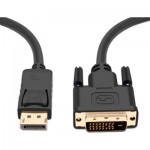 Огляд Кабель мультимедійний DisplayPort to DVI 3.0m Prologix (PR-DP-DVI-P-04-30-3m): характеристики, відгуки, ціни.