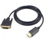 Огляд Кабель мультимедійний DisplayPort to DVI 3.0m Prologix (PR-DP-DVI-P-04-30-3m): характеристики, відгуки, ціни.