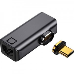 Огляд Перехідник USB-C to RJ-45 100/1000Mb PowerPlant (CA914296): характеристики, відгуки, ціни.